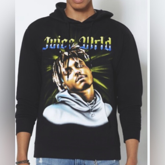 Juice Wrld Graphic Hoodie Men’s Size Medium - Picture 1 of 12